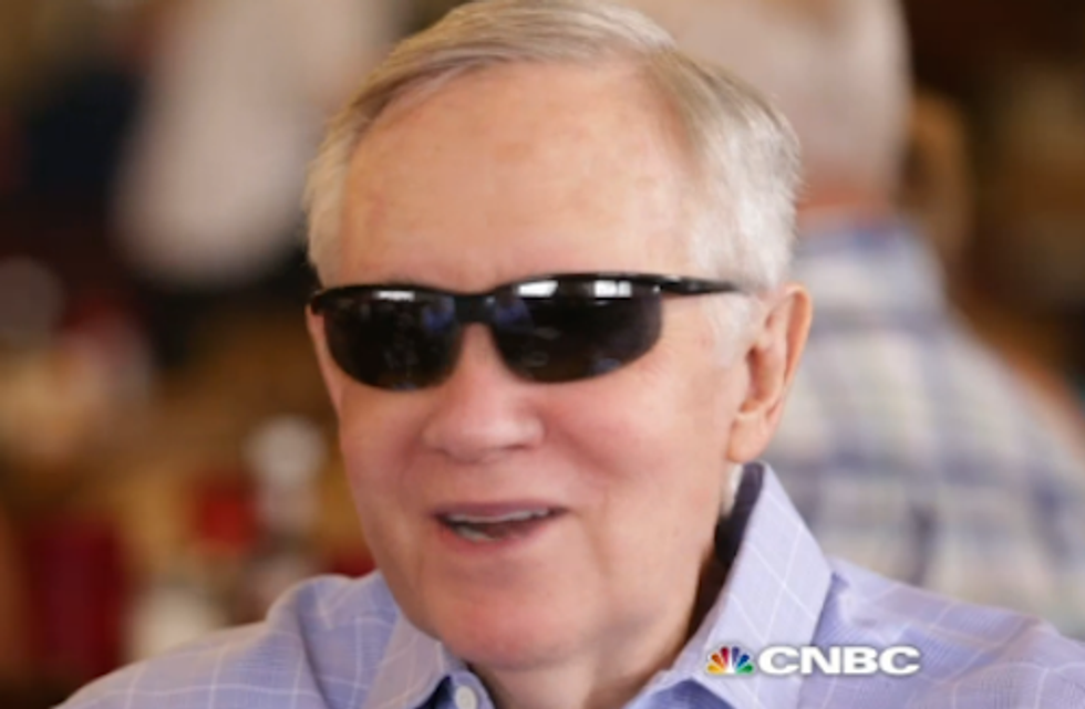 Harry Reid Talking So Much Sh*t About Everybody Now, Does Not Give A Flying F*ck