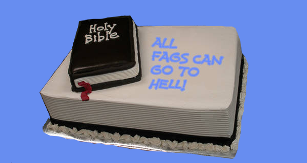 Colorado Bakeries Don't Have To Make 'Death To Fags' Cakes, How Is That Even Fair
