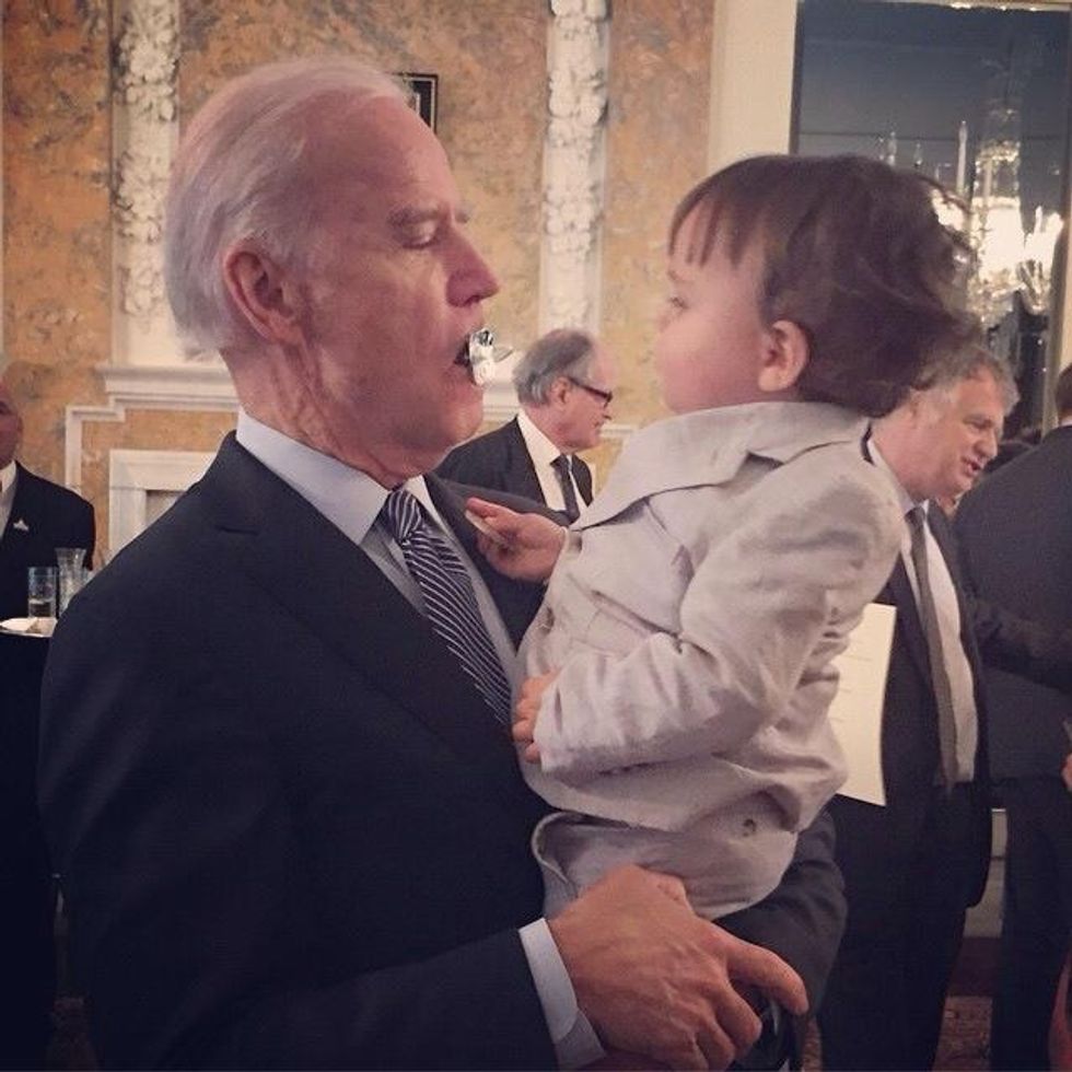 Old Handsome Joe Biden, Binky Thief
