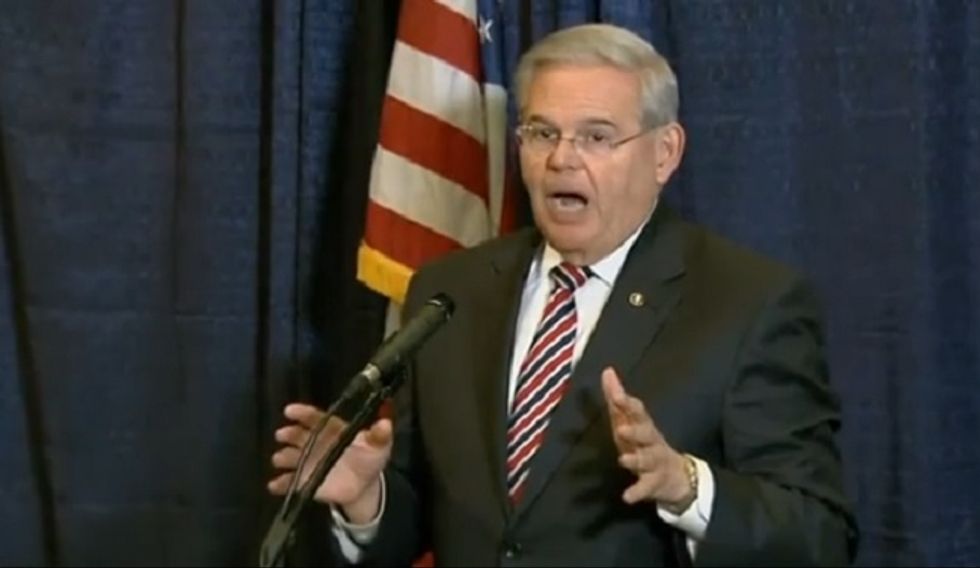 NJ Sen. Robert Menendez Indicted; Sorry, Daily Caller, No Fake Underaged Hookers This Time