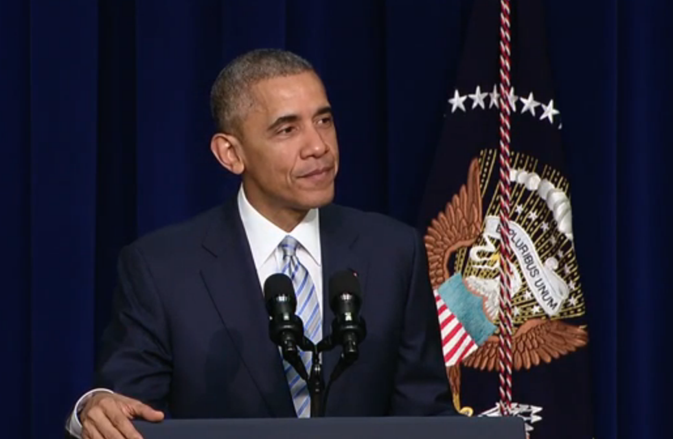 Obama Rubs Obamacare In Republicans' Faces Again, What A Bad Man!