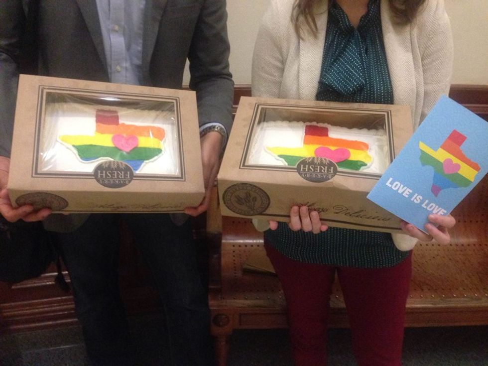 Nice Texas Democrats Give Delicious Gay Love Cakes To Bigot Republicans