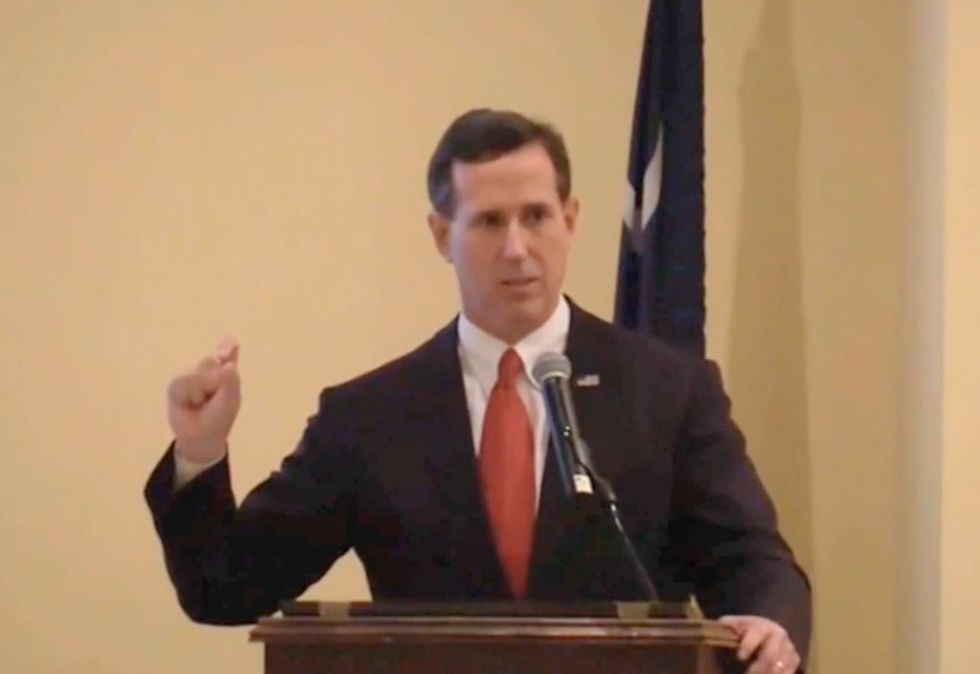 Rick Santorum Meets South Carolina Lady Who's Crazier Than Rick Santorum