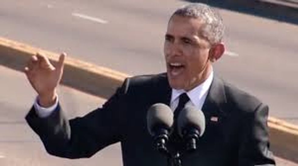 Obama Mentions Voting Rights At Selma, Conservatives Outraged Of Course