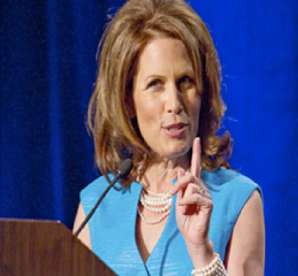 Michele Bachmann Tattles On Illegal-Lovin' GOP To Her Friend, An Invisible Lion