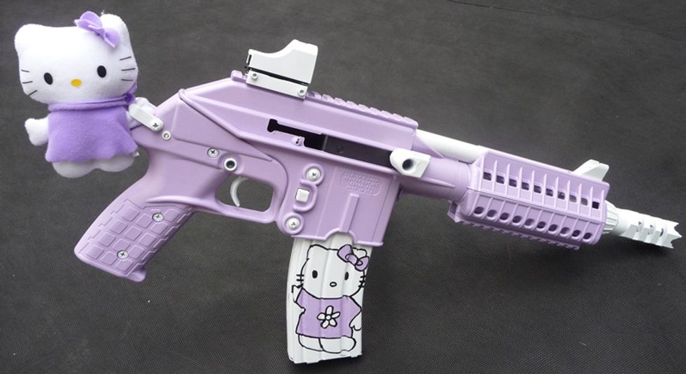 Gun-Toting Mama Teaches You How To Love Your Baby AND Your Gun At The Same Time