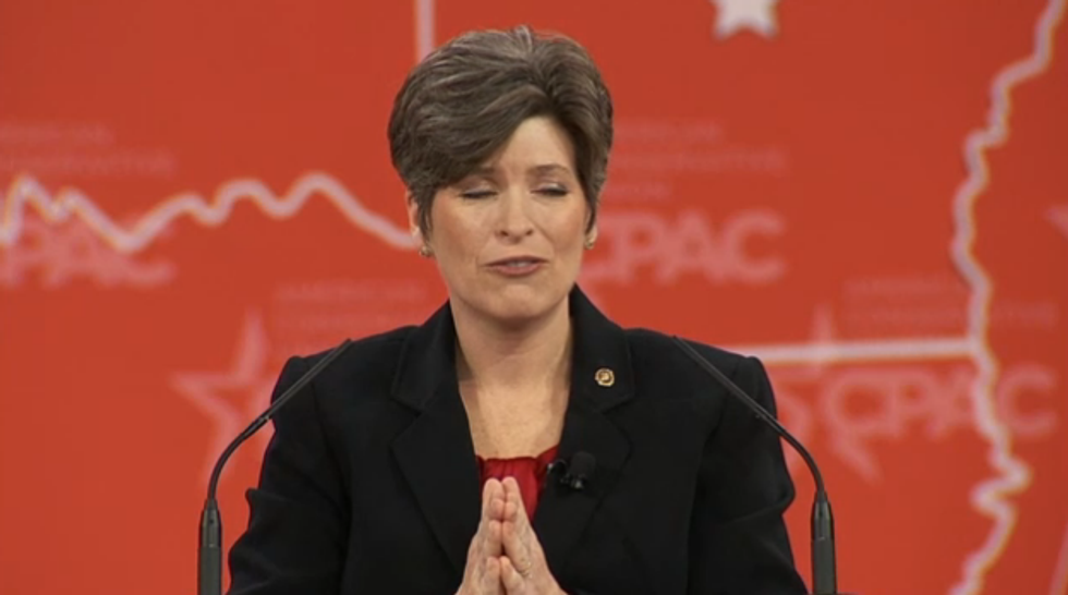 Joni Ernst Fails To Castrate Hog During CPAC Speech, Lame