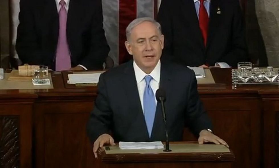 Loathsome Warmonger Addresses Congress. (Not Dick Cheney.)