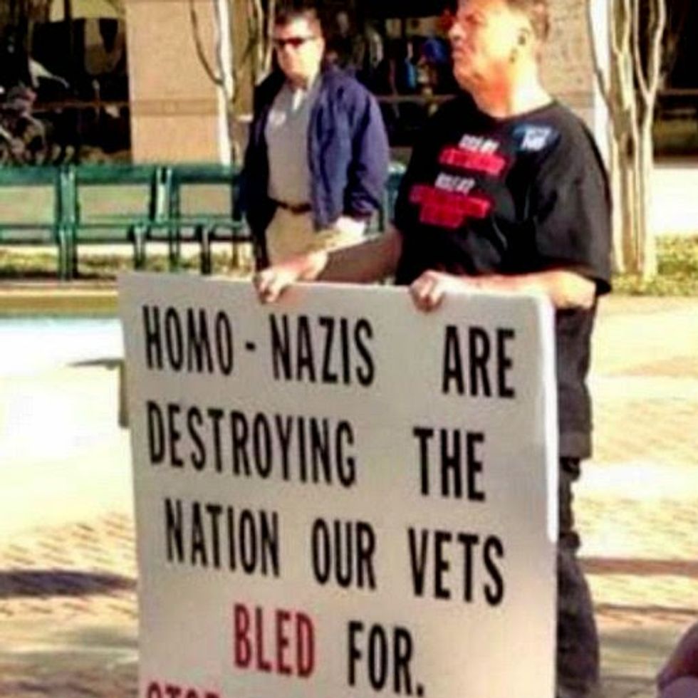 Performance Artist Flip Benham Solves Transgender Bathrooms Problem By Yelling 'Pervert!' At It
