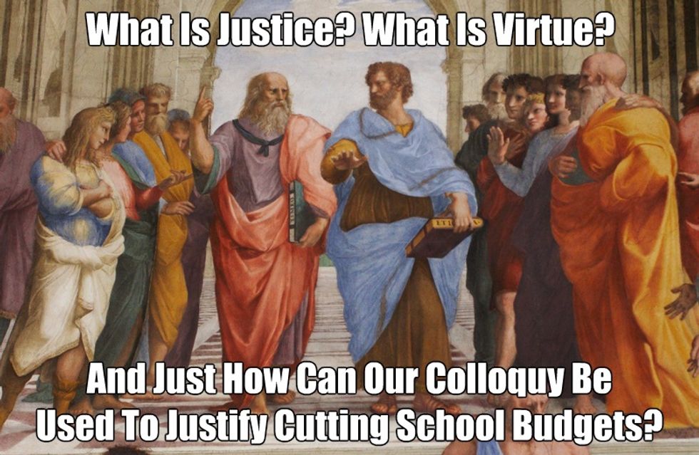 Tea Party Loon Dave Brat: Socrates Would Want Us To Slash School Funding For Poor Kids