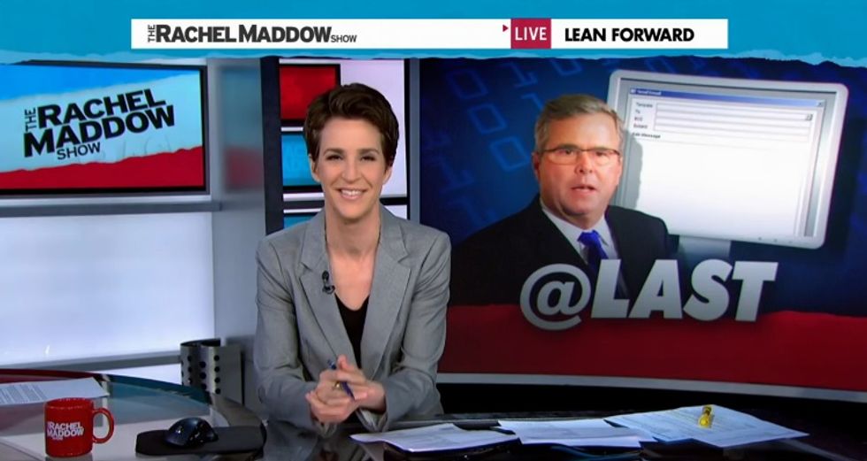 Morning Maddow: Jeb Bush's Website Violates Everybody's Privacy, Oops (Video)