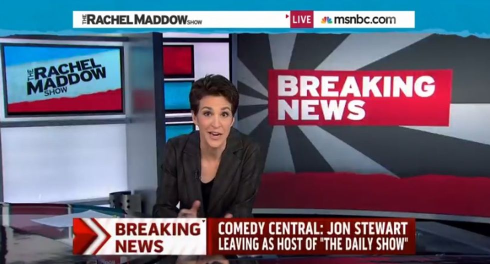 Morning Maddow: Brian Williams Gets Six Months, Jon Stewart Gets Life (Video)