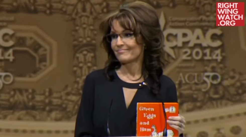 Sarah Palin To Vomit 'Unique' Drunken Word Salad All Over CPAC Again