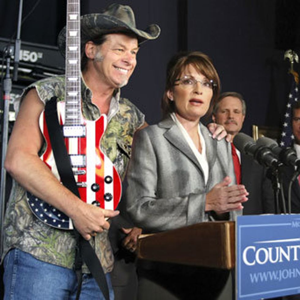 Ted Nugent: Sarah Palin Is The Dream Dr. King And The Founding Fathers Died For