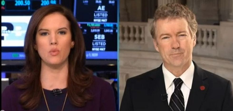 Rand Paul Does Not Care For Impertinent Reporter's Questions, Is Kind Of A Dick About It