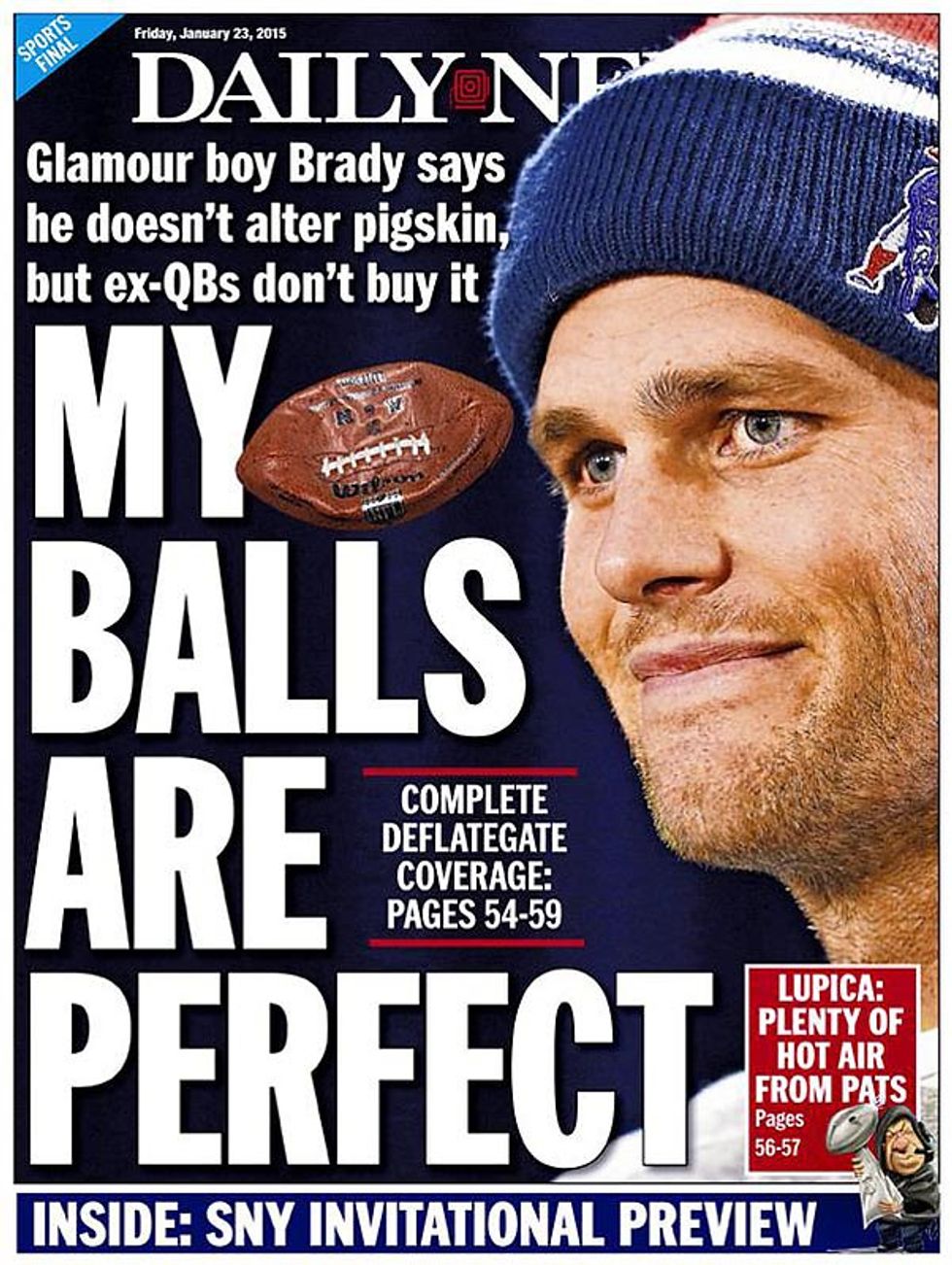 Tucker Carlson's Internet Home For Fascists Who Can't Read Good Blames Liberals For Tom Brady’s Deflated Balls