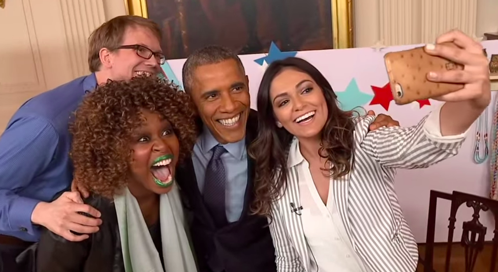 Watch President Obama Insult America By Talking To Regular People Instead Of Chuck Todd