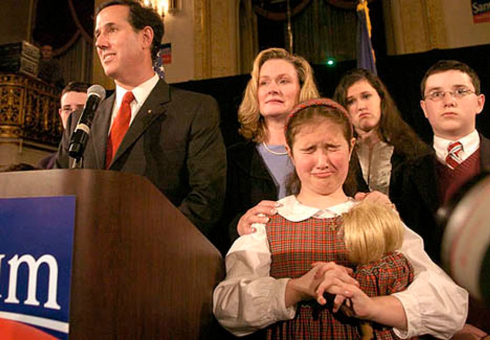 Rick Santorum's Tears Only Make New Pope And Nancy Pelosi Stronger