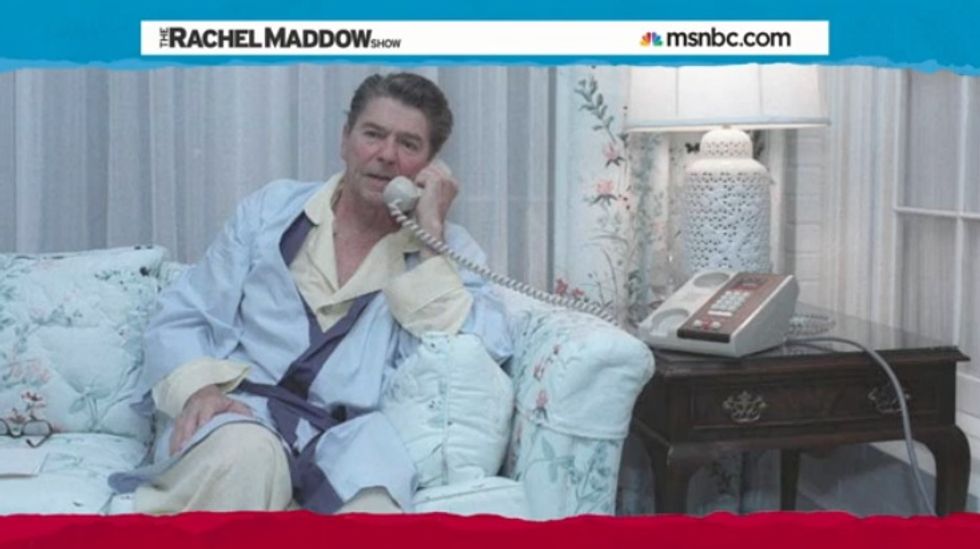 Morning Maddow Remember When Reagan Went To A Whites Only Golf Course 