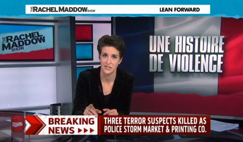 Morning Maddow: Paris Attackers Didn't Just Come Out of Nowhere, Imagine That (Video)