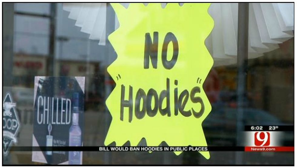Oklahoma Legislator Wants Hoodies To Be Illegal When Cops Feel Like It, Punk