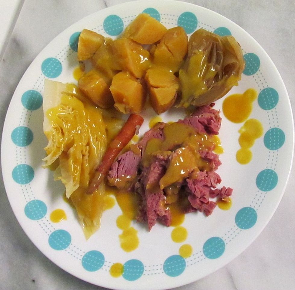 Here's Your MMMM Delicious Mustard Sauce For Super Easy Crockpot Corned Beef