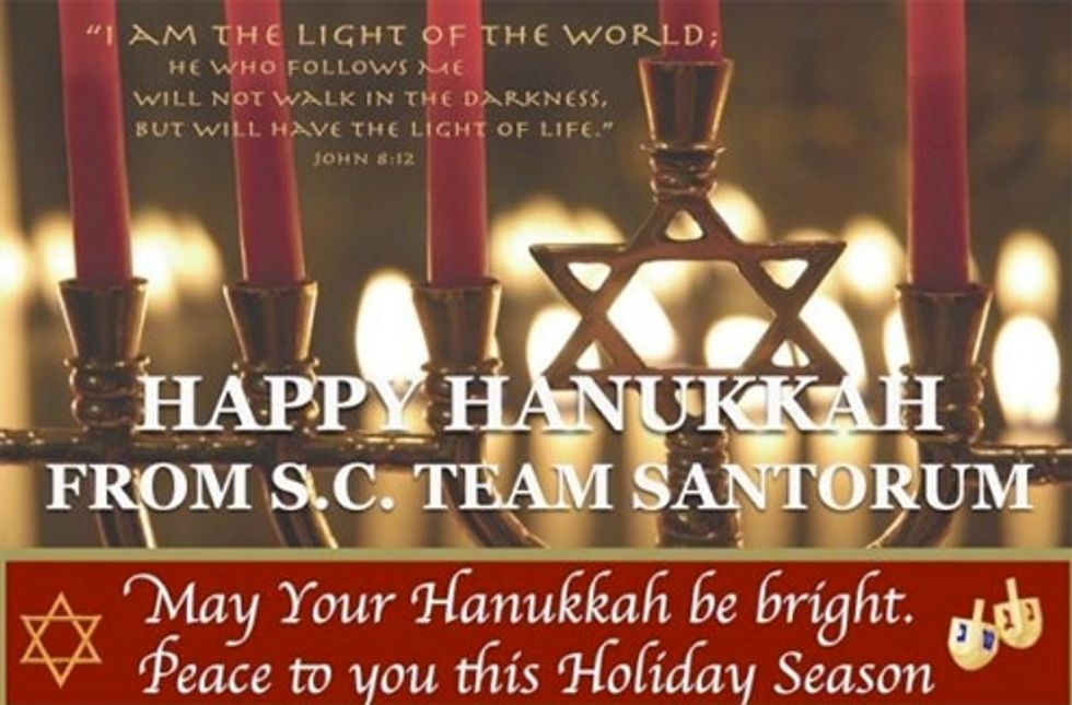 Wonkette Wishes Rick Santorum A Totally Not Ironic Happy White Santa Holidays Full Of Frothy Jesus