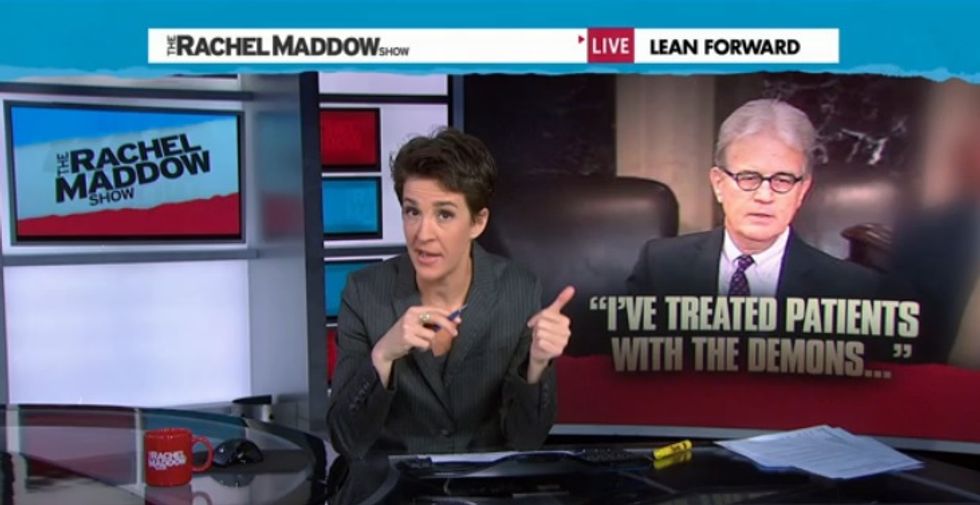 Morning Maddow: Tom Coburn Will Let Veterans Die To Teach Us All A Lesson About Big Government