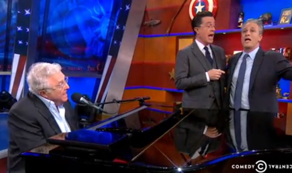 Fine, Here Is Your Big Colbert Report Farewell Number