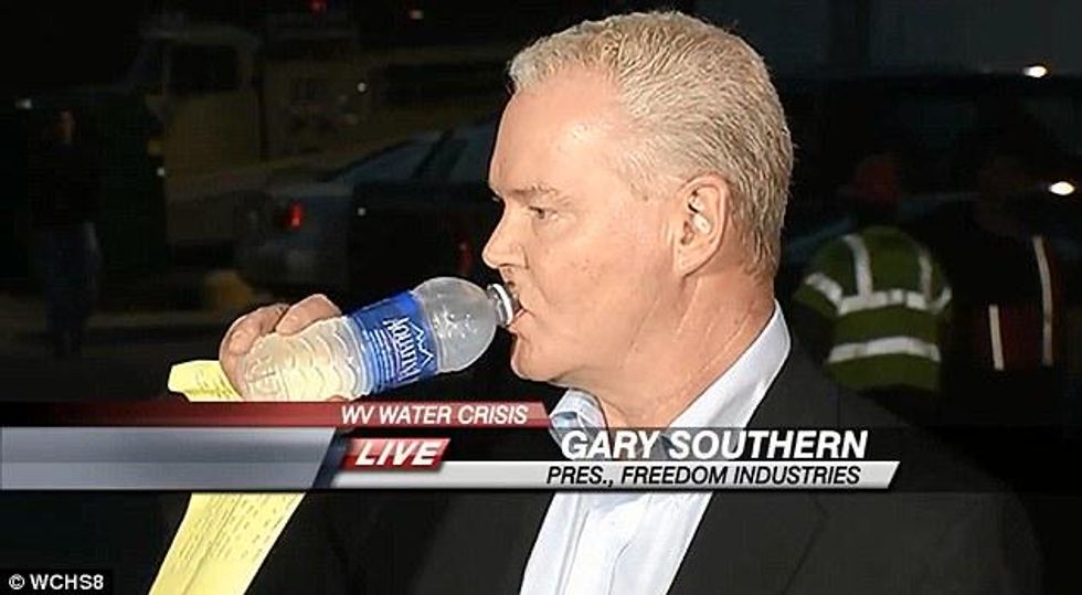 Scummy West Virginia-Poisoning CEO Charged With Fraud, Aggravated Dickishness