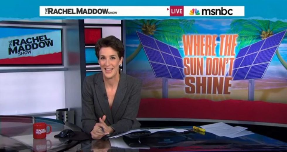 Morning Maddow: Arizona And Florida Declare War On The Sun (Video)
