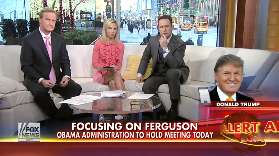 Donald Trump Demands To Know Why Obama's Doing All That Thuggy Violence In Ferguson