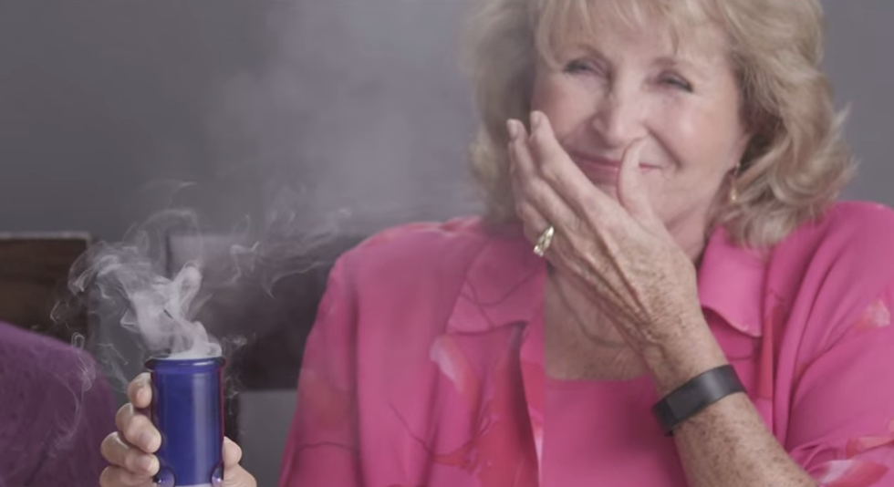 Grammaw Queefs A Spliff