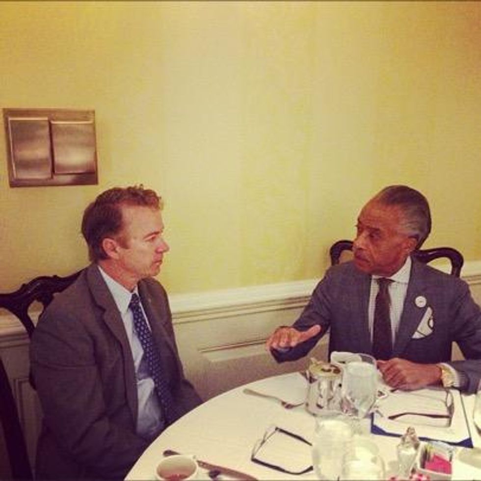 Caption This Picture Of Rand Paul And Al Sharpton (Badly!)