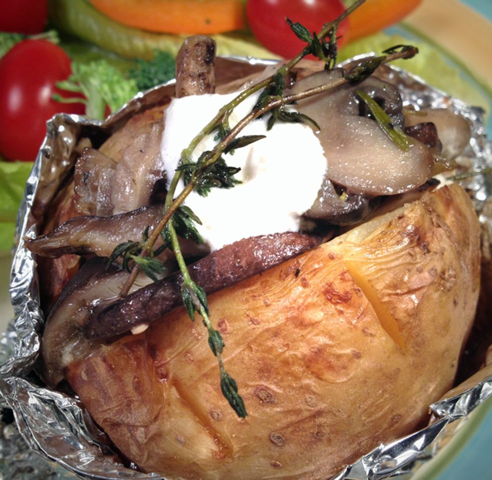 Haven't Put Horseradish And Mushrooms On Your Baked Potato? What Are You, An Idiot?