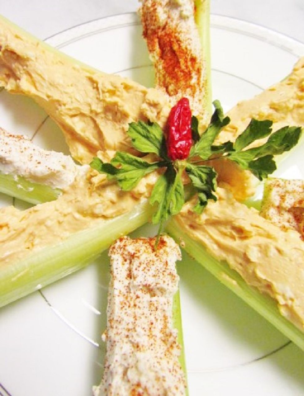 Eat Stuffed Celery Until The Feast Is Ready