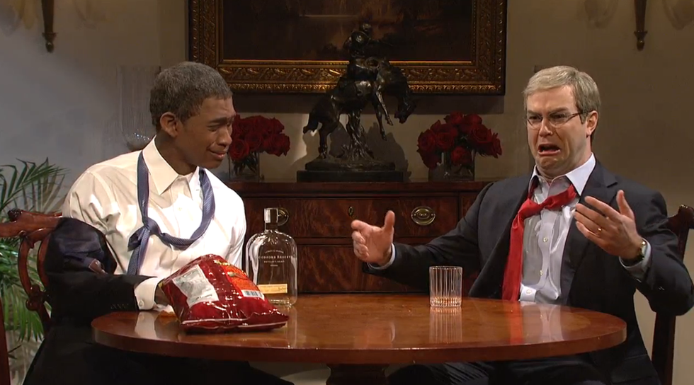 SNL: Obama And McConnell Get Wasted At Bourbon Summit (Video)