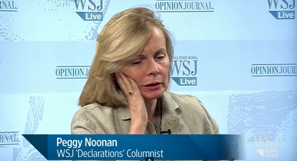 Peggy Noonan Compares Obama To Nixon For Some Reason (She's High)