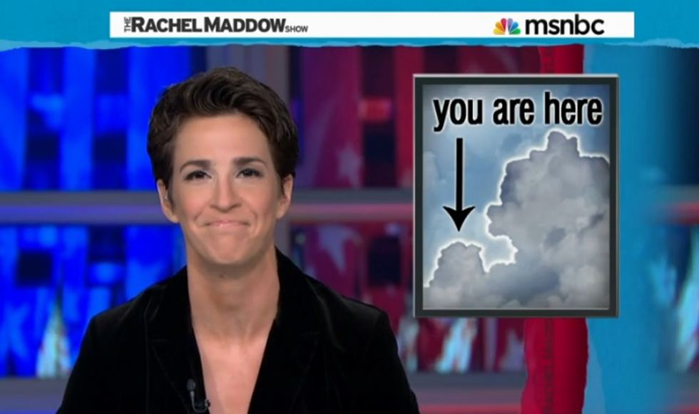 Morning Maddow: Rachel Has Some Silver Linings For You, And One's A Butt (Video)