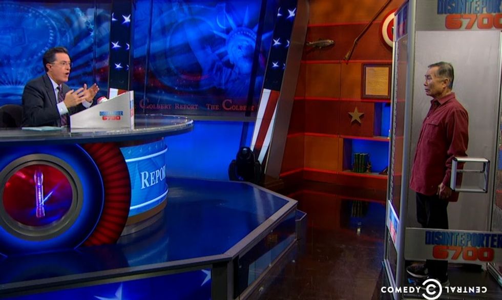 George Takei Was On The Colbert Report. Shut Up And Watch It (Video)