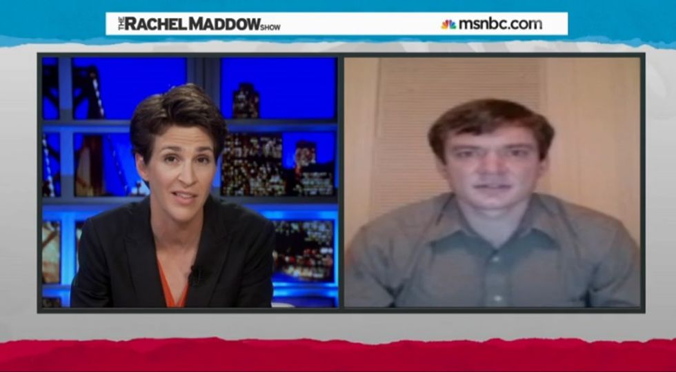 Rachel Maddow Interviews America's First Ebola Political Prisoner (Video)