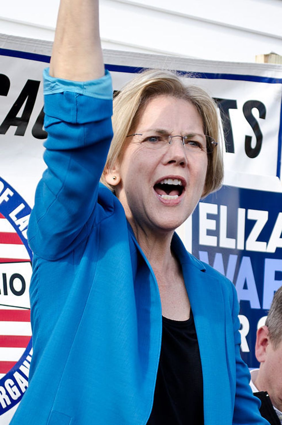 Elizabeth Warren Is Being A Badass Again, Because It Is A Day