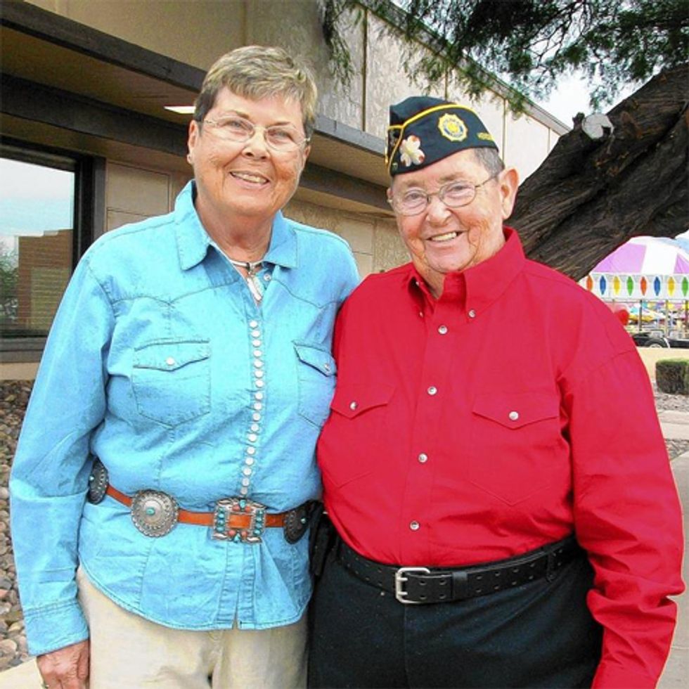 Navy Veteran Lady Picks On Idaho's Right To Discriminate Against Dead Gay Sailors