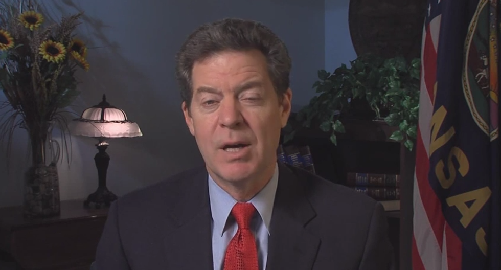 Mean Liberals Won't Let Gov. Brownback Save Kansas With Magic Tax Cuts, Unfair!