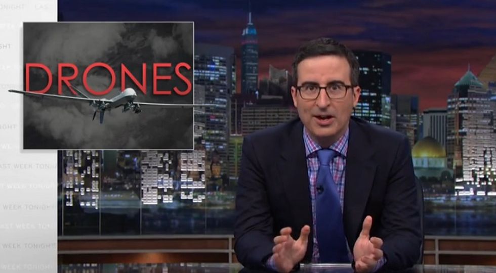 John Oliver: America Loves Cheap And Deadly Drones Because Cheap And Deadly (Video)