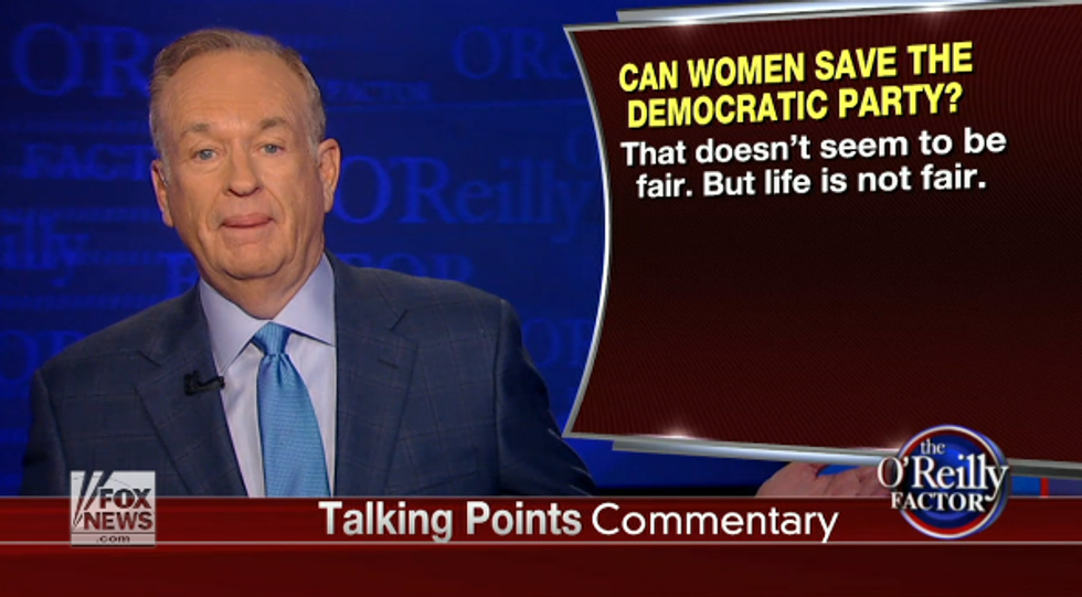 Bill O'Reilly Thinks Michelle Obama Is A Big Dumb Girl