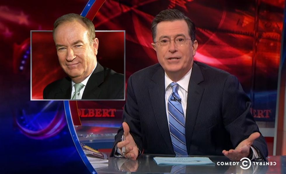 Stephen Colbert Isn't Afraid Of No Bleepin' Bill O'Reilly (Video)