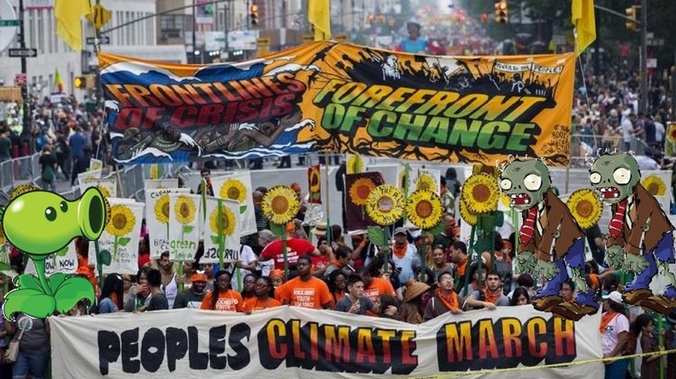 Wingnuts Peeing Themselves In Hilarity Over Climate Change March, 'Science'