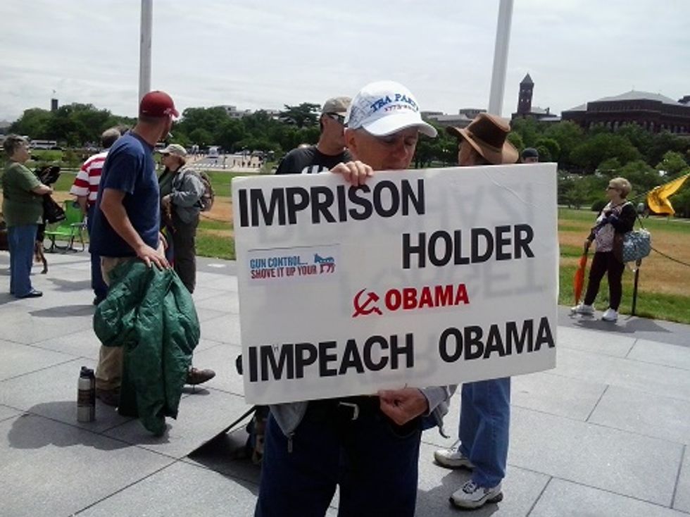 Eric Holder Peaces Out