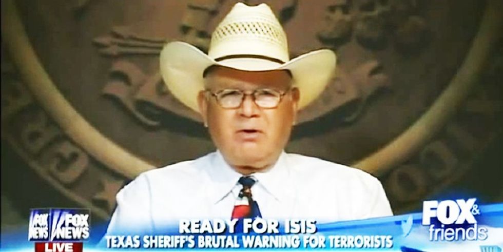 Crazy Fox & Friends Sheriff Will Make ISIS Pee Themselves, Ayup!